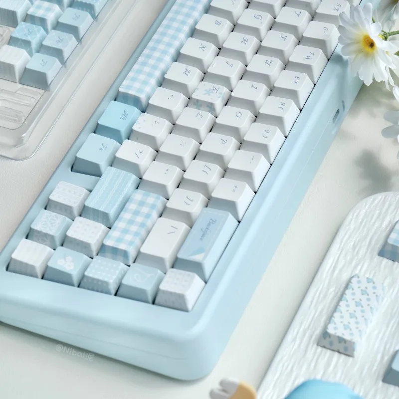 Ata Funy Jojoukr Theme Keycaps Set, Buc/ None, Profile Key Cap, PBT, Sublimation thermique, Keycaps for Mechanical Keyboard Accessrespiration