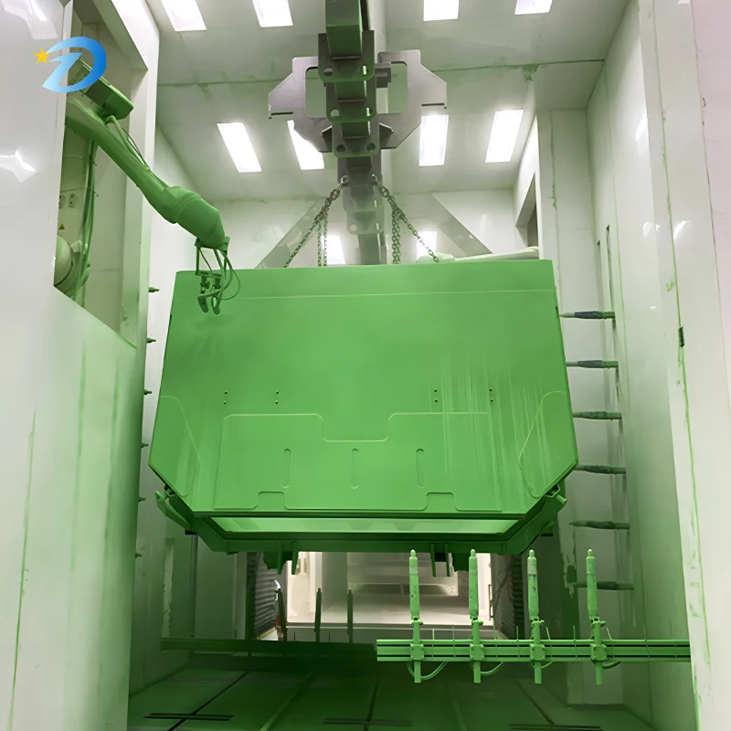 Customized Powder Coating Sprayer Industrial Dump Box Automatic Coating Production Equipment Powder Sprayer