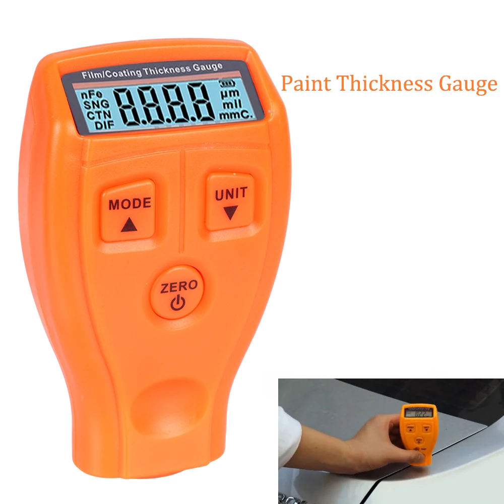 

GM200 Portable Car Paint Thickness Gauge Auto Film Coating Test Meter Automotive Manual Paint Fast and Efficient Measuring Tool