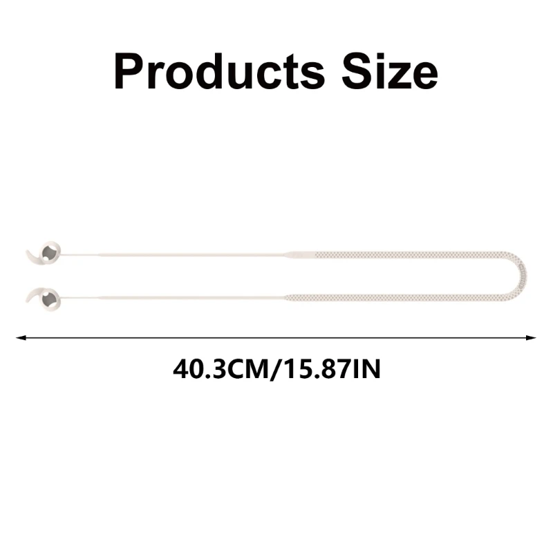 Sporty Silicone Earphone Rope Cod Secure Neckband Comfortable for Earphone Drop shipping
