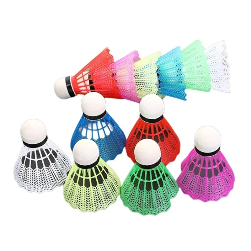 مجموعة كرات الريشة البلاستيكية برأس EVA للعب في الأماكن المغلقة أو الهواء الطلق