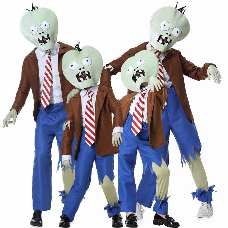 

Halloween Terror Costume Cos Plant Zombie Parent-Child Clothes Company Year-End Party Dance Party Kindergarten