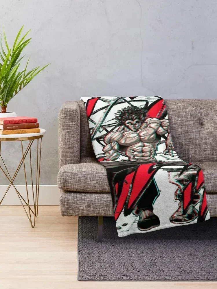 Yujiro Hanma Best Moment! (Version 2) Throw Blanket Bed Fashionable Sofas Decorative Throw Retros Blankets