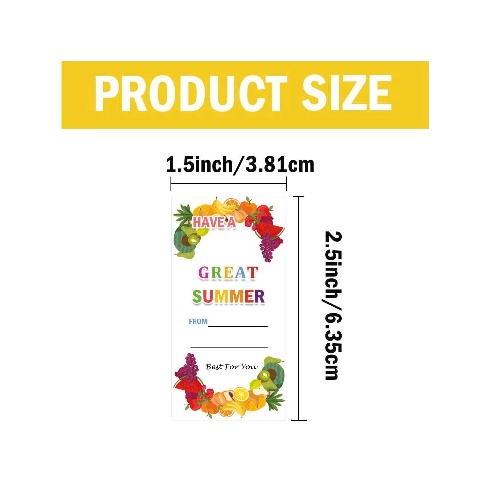 Plastic Juice Bottle Labels Stickers for 12oz 8oz 4oz Disposable Juice Bulk Containers Smoothie Bottles 1.5*2.5inch 200Pcs