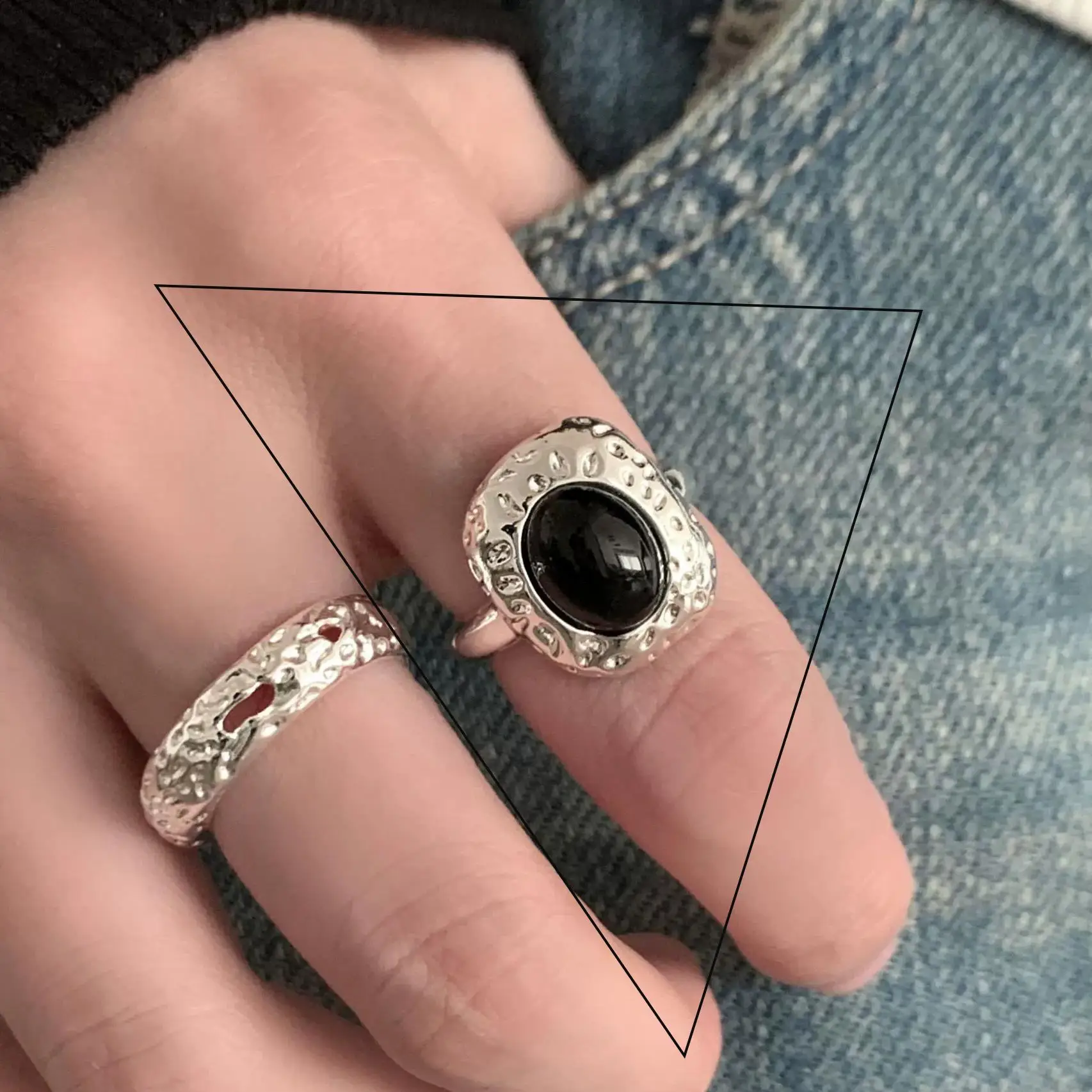 Women's 925 Sterling Silver Tigereye Ring, Retro Versatile Design