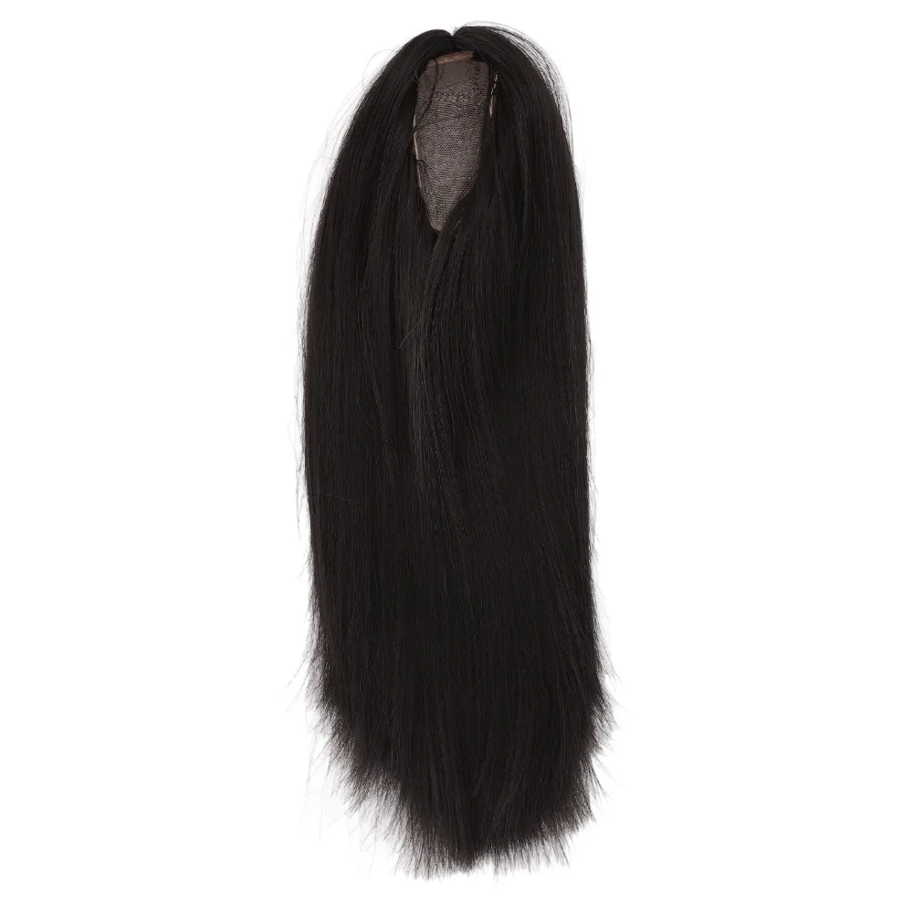 

Аксессуары для кукол: термостойкий шелковый парик для шарнирных кукол, прямой, средней мягкости, 1/4 размера, для игр