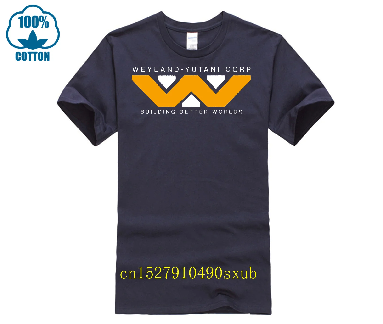 100% Cotton o-neck Printed t-shirt Weyland Yutani - Grunge t-shirt