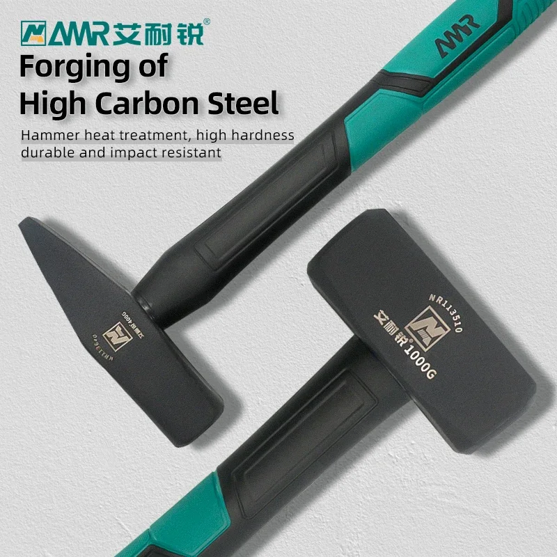 Stone Hammer Fitter Four Angle Iron Hammer Woodworking Decoration One Household Stone Masons Tool Hammer