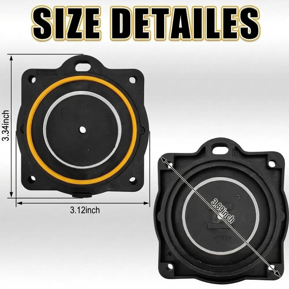 Air Pump Diaphragm Rebuild Kit for 60 80 Septic Aerator Pump Repair Parts with 2 Diaphragms 1 Safety Pin 4 Screws