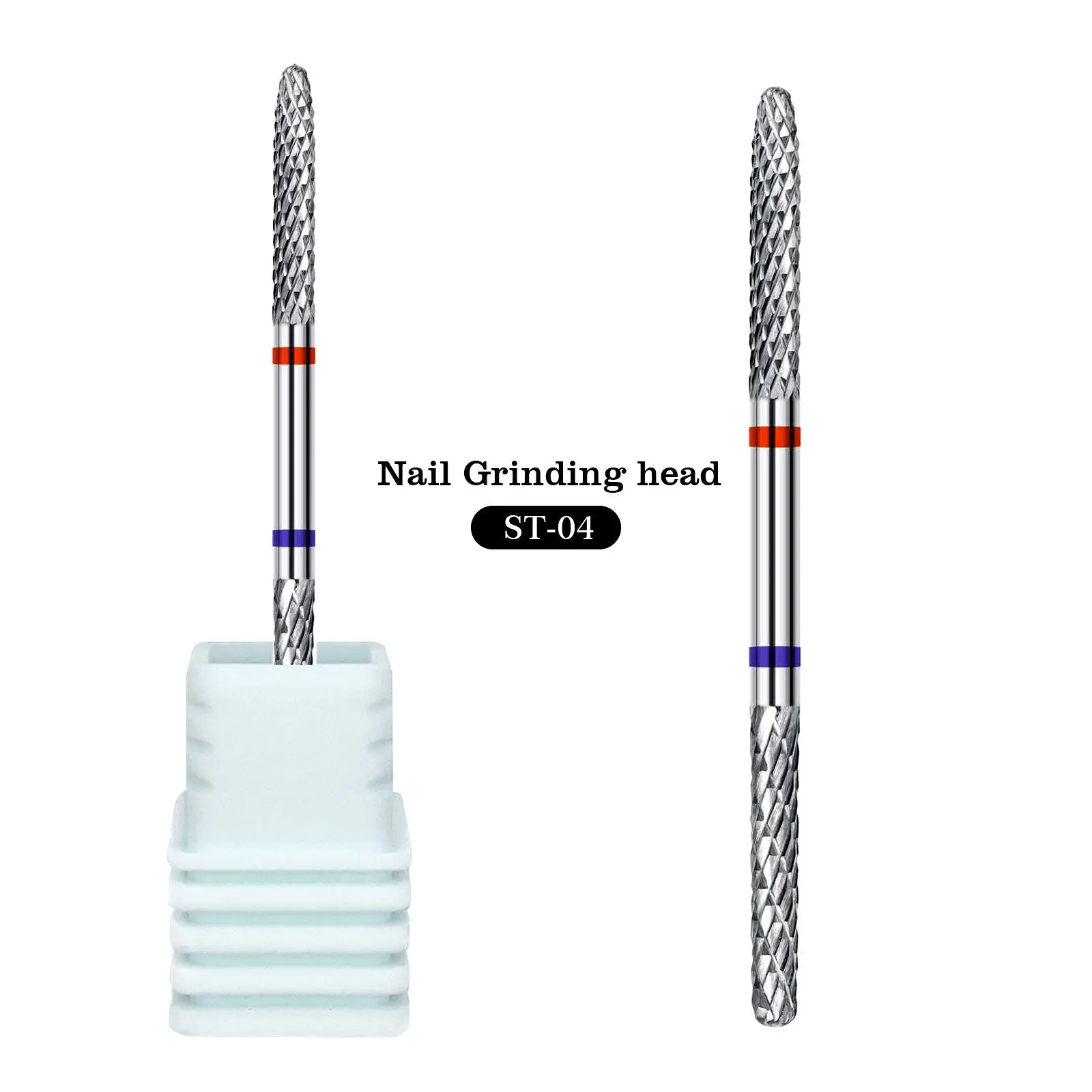 6xFresa per punte da trapano per unghie per pedicure Lima per unghie elettrica per manicure