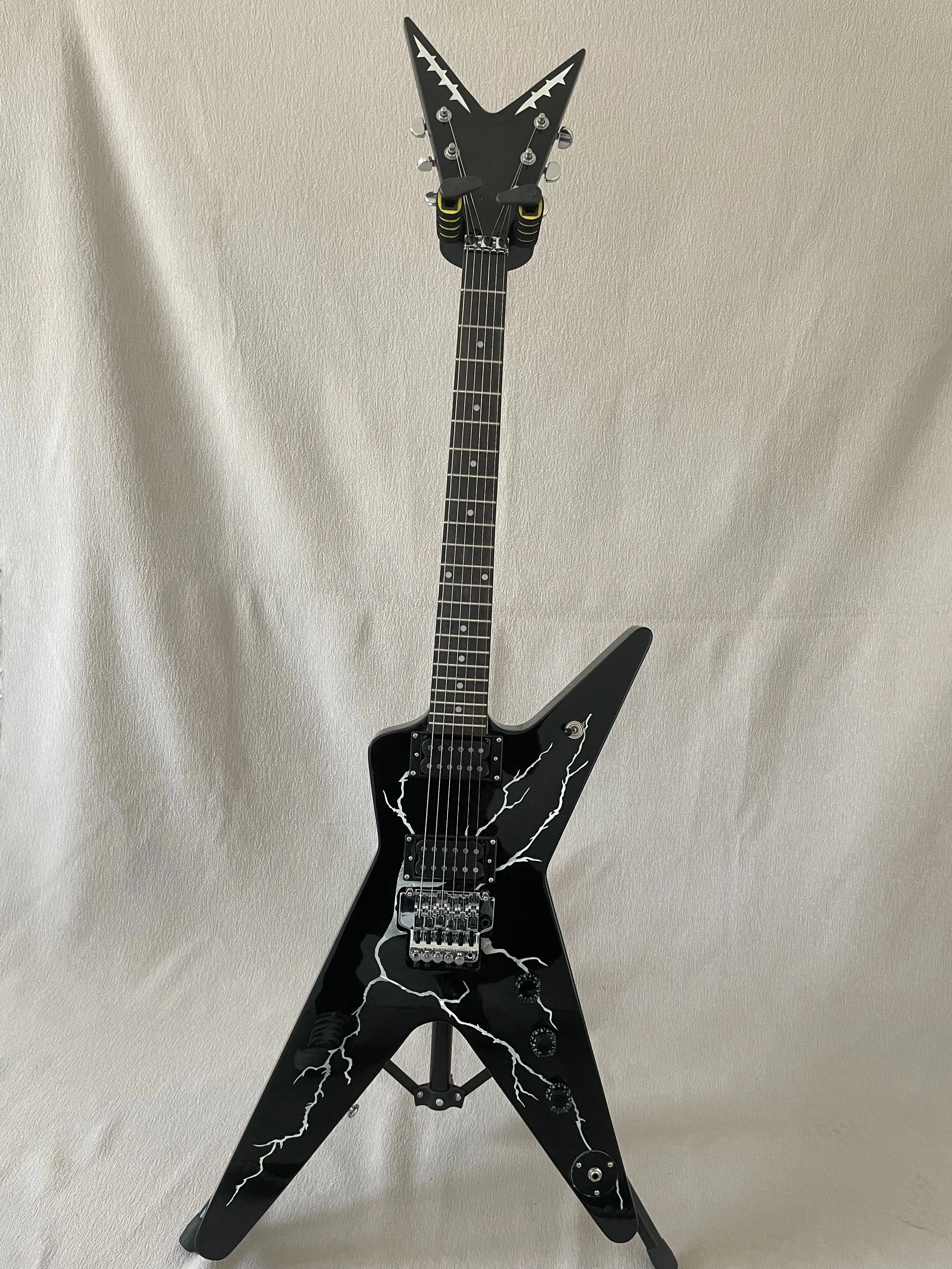 High end Custom Washburn Dime 333 Dimebolt 2002 Trans Black Guitar