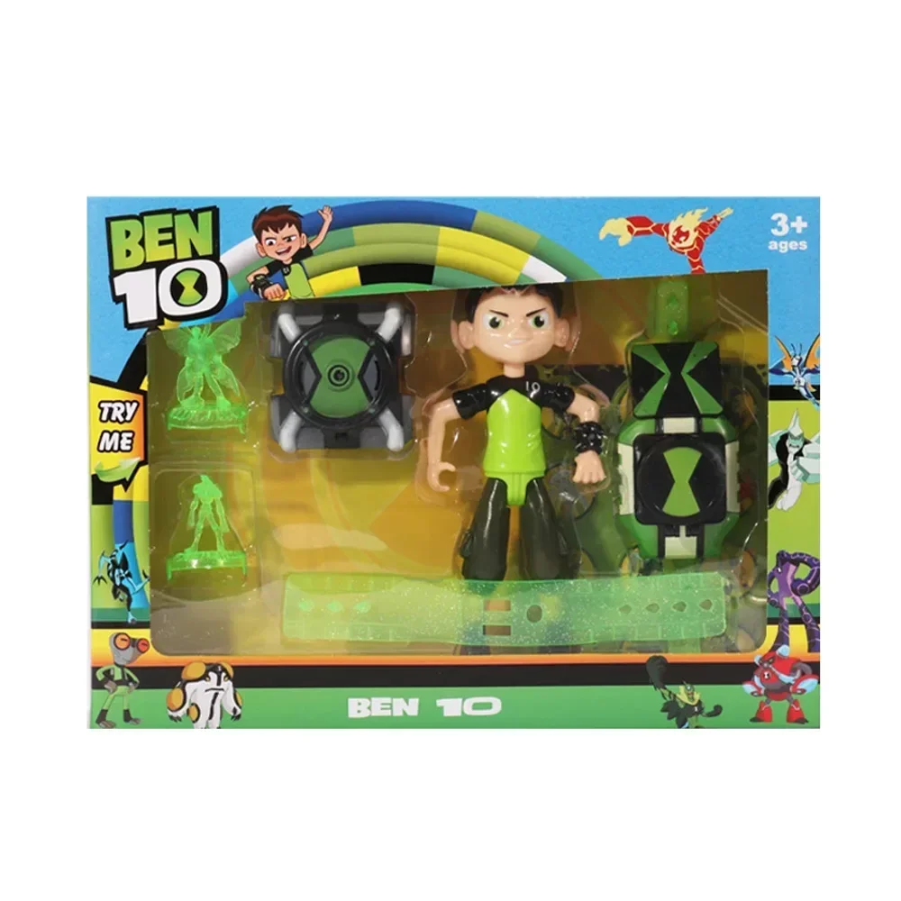 Omnitrix BEN10 Action Figures Ben Tennyson Projection Watch Deformation Sound Light Doll Smart Watch Children\'s Birthday Gifts