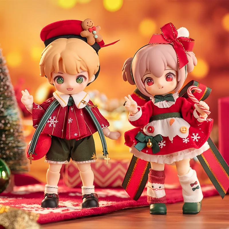 

Hot Nagi Christmas Kindergarten Wish Party Series 1/12 Bjd Joints Can Be Moving Figures Kawaii Boys Girls Desktop Collect Gifts