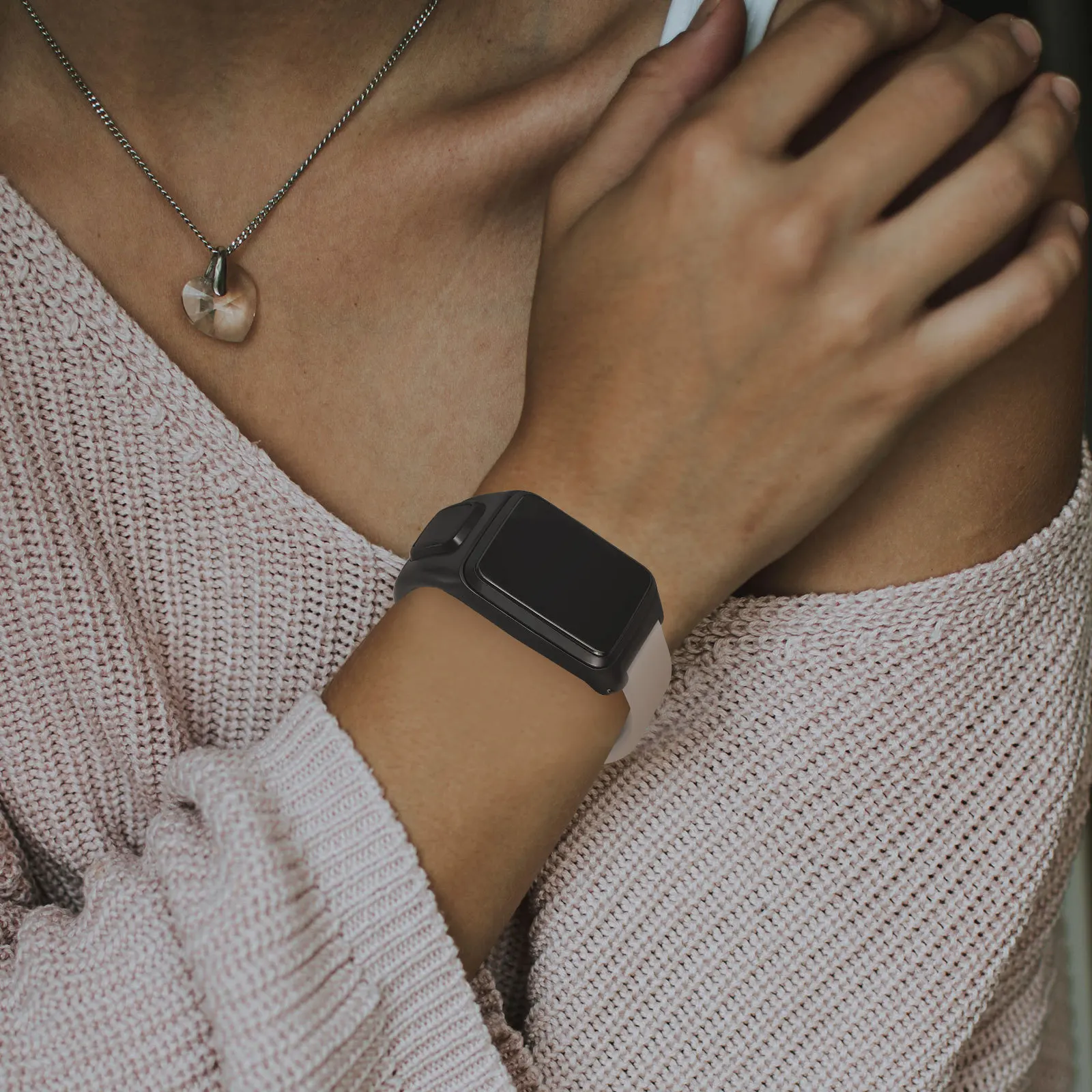 Tali Jam Tangan Satu Warna Silikon Premium Dapat Disesuaikan Nyaman Dipakai Akses Layar Penuh Mudah Dipasang Untuk Runner3 Adventurer