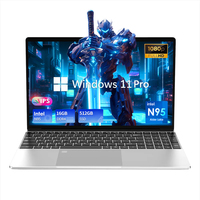 GXMO Intel N95 Laptop 15.6 inch IPS 1920*1080P Laptops Windows 11 Pro Backlight Fingerprint  Laptop  for work/gaming/study