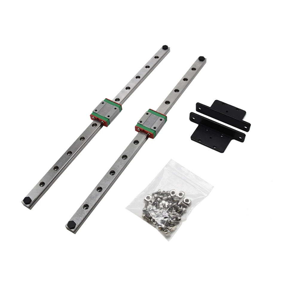 400mm MGN12 Linear Rail Guide With Carriage Block - Precision Upgrade For Ender 3 3D Printers & CNC Machines
