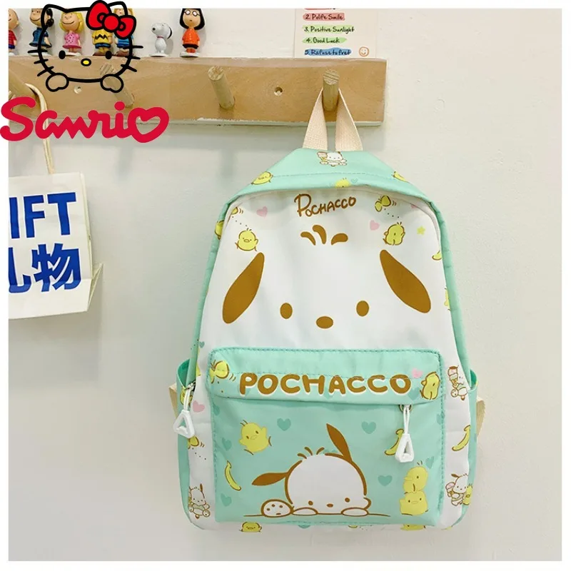 Hello Kitty Kuromi Melody Cinnamoroll Pochacco New Cute Cartoon Casual Student Backpack Fashion Large Capacity Girl Backpack