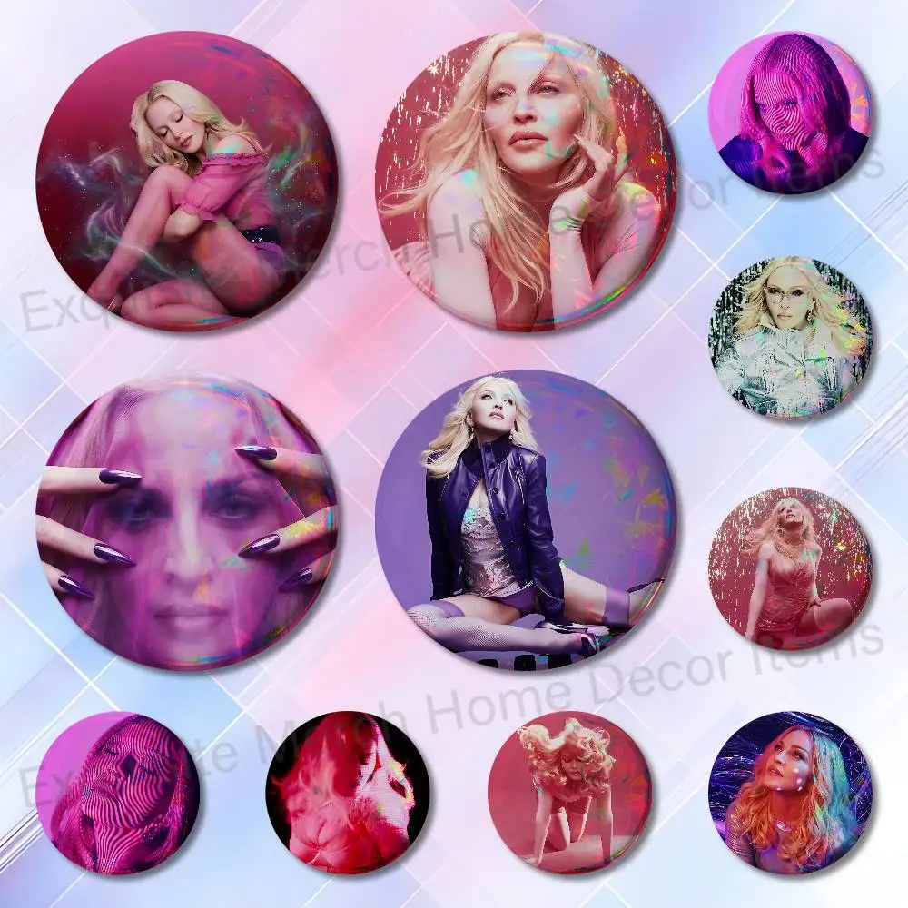 M-Madonnas-S Confessions II Badges Round Nijigen Otaku Culture IP peripheral products 58mm 44mm 32mm 75mm 25mm Mini