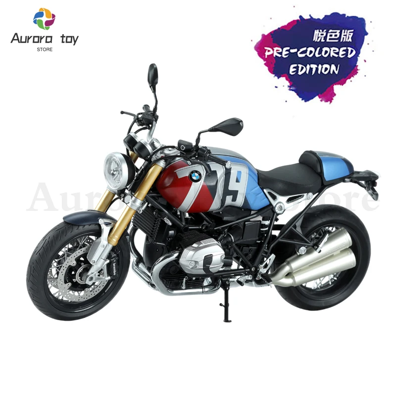 1/9 MENG BMW R Ninet Motorcycle Model Mt-003T Pre Colored Version Assemble Motorcycle Figure Ornament Collectible Birthday Gift