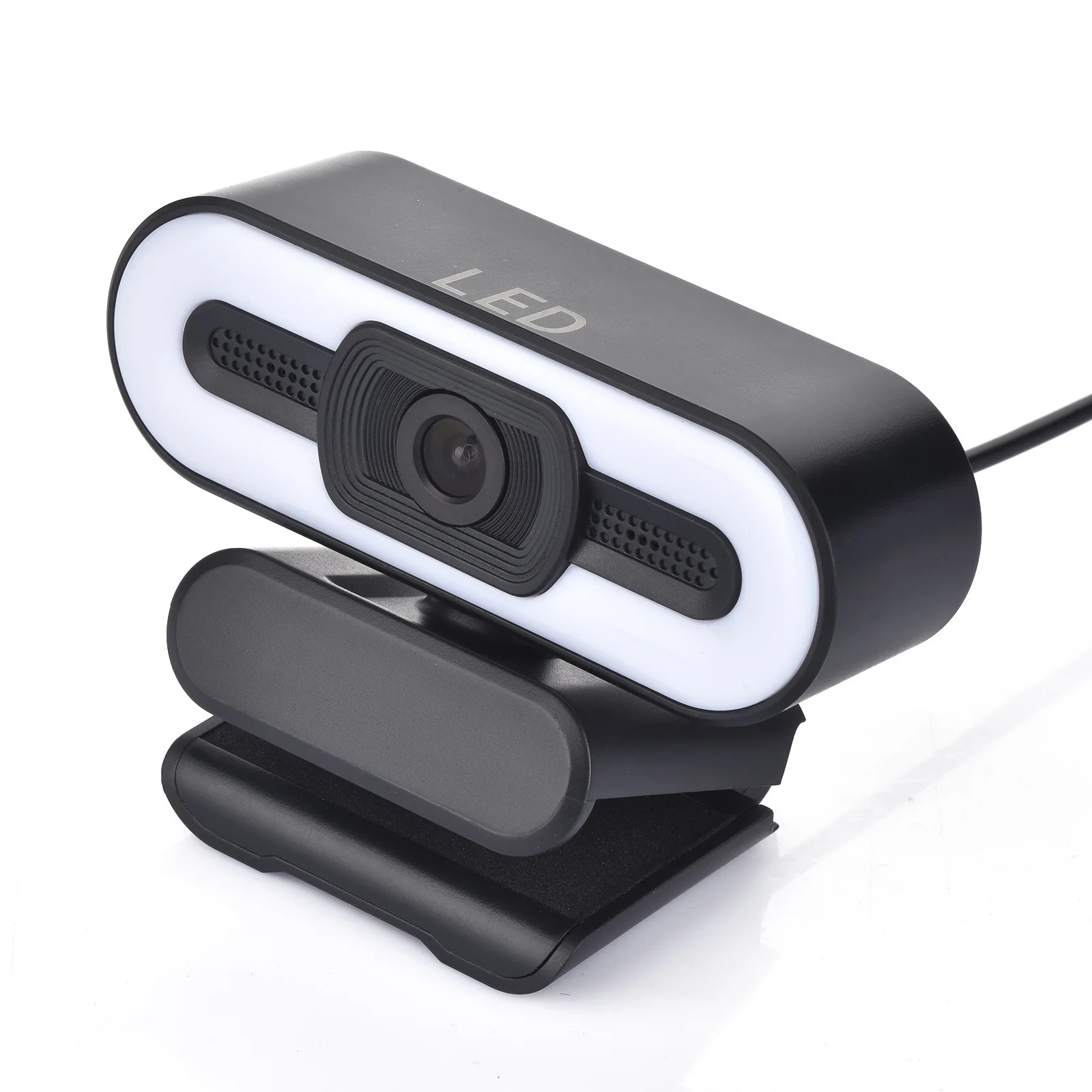 

Hot-selling 1080P\2K\4K live video conferencing USB camera with microphone, fill light and beauty