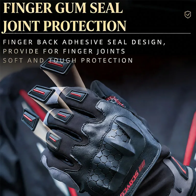 SCOYCO Unisex Winter Warm Waterproof Resistant Motorcycle Gloves Dirt Bike Accessories Motorcyclis for mtb MX Bike Racing Glove