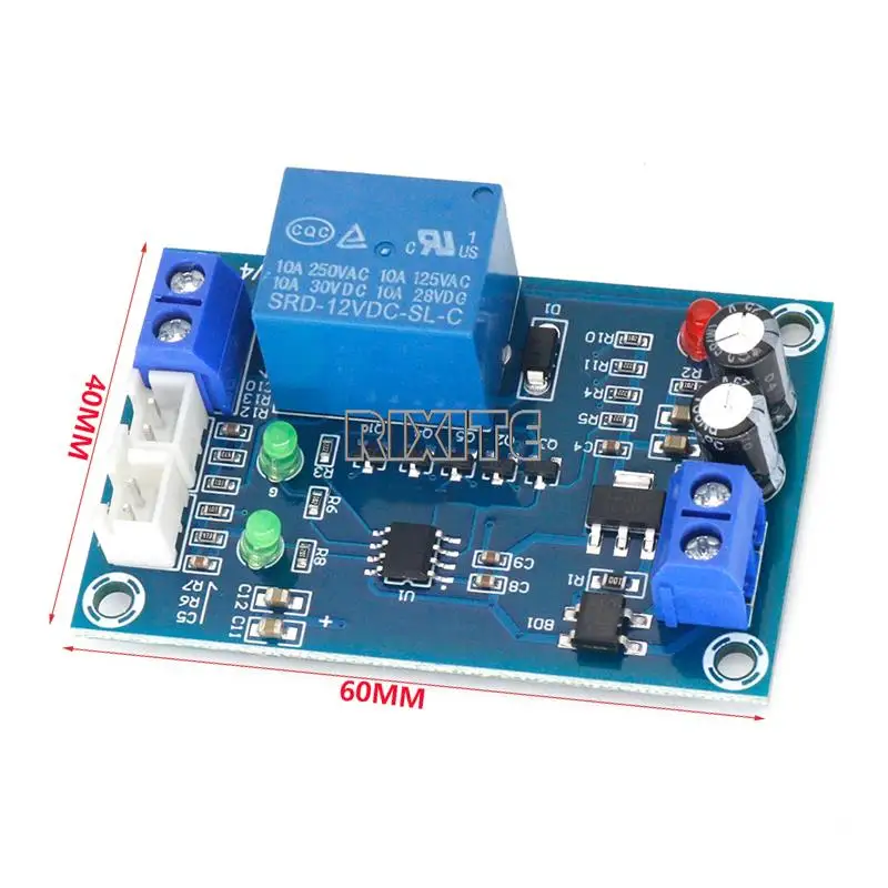 XH-M203 Controller วาล์วควบคุมระดับน้ำอัจฉริยะลูกลอยแท๊งค์เติมน้ำอัตโนมัติสำหรับแท้งน้ำห้องน้ำชักโครกบ่อปลาปั้มน้ำมัน Controller น้ำระดับระดับน้ำปั๊ม12V เอาท์พุทรีเลย์