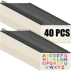 DIY Blank Canvas Zipper Pouch Bags School Pencil Bag Case for School DIY Craft Bag Canvas Makeup Bags Handmade Gift Bag