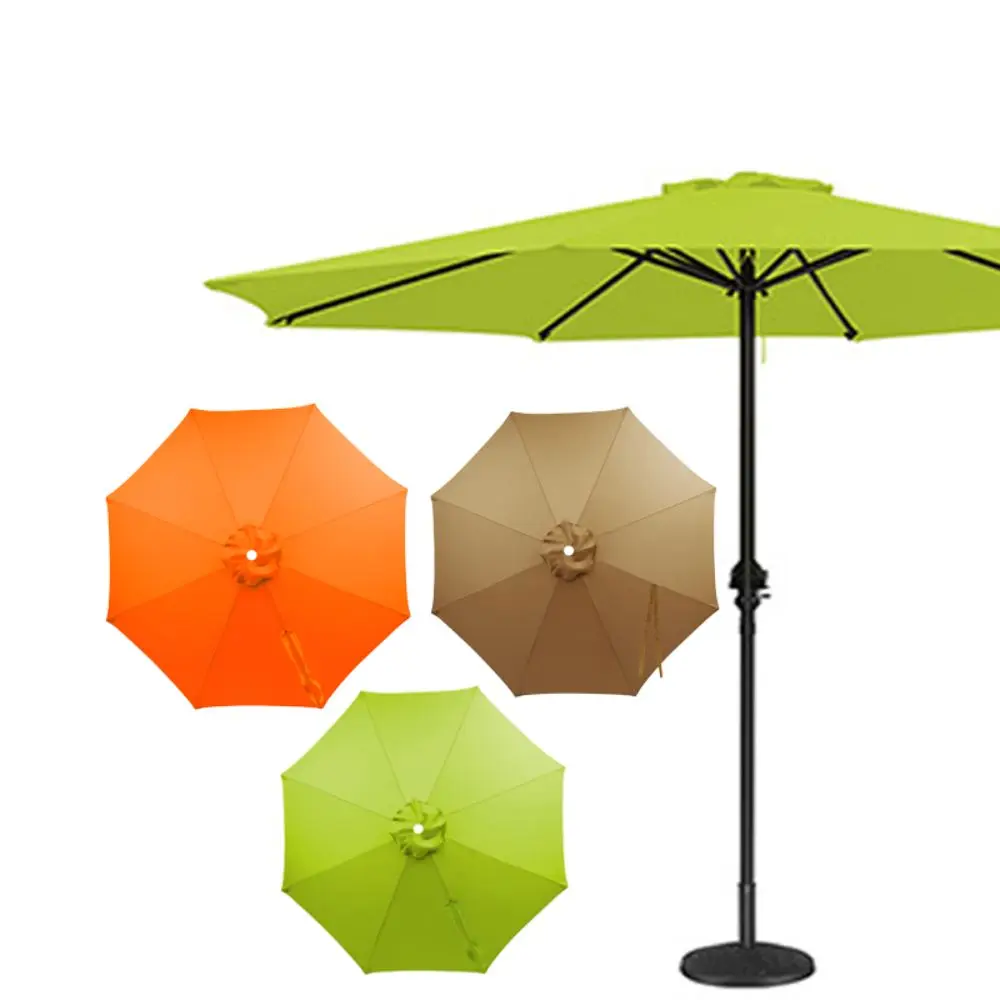 Polyester Umbrella Replacement Canopy 10ft Diameter Round Replacement Umbrella Cover Waterproof 6 /8Ribs