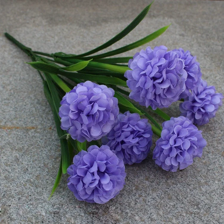 1 stücke 7-köpfe Künstliche Blume Simulation Hortensien Blume Zwiebel Ball Geformt Hochzeit Im Freien Hause Dekoration Fotografie Requisiten – Detail 8