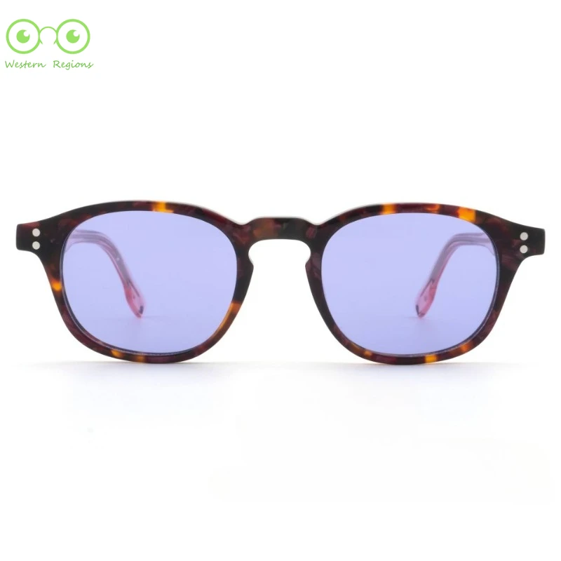 2025 نظارات بإطار دائري جديد متعدد الألوان بإطار نظارات شمسية شخصية للرجال والنساء بمرآة خفيفة مسطحة نظارات شمسية عصرية