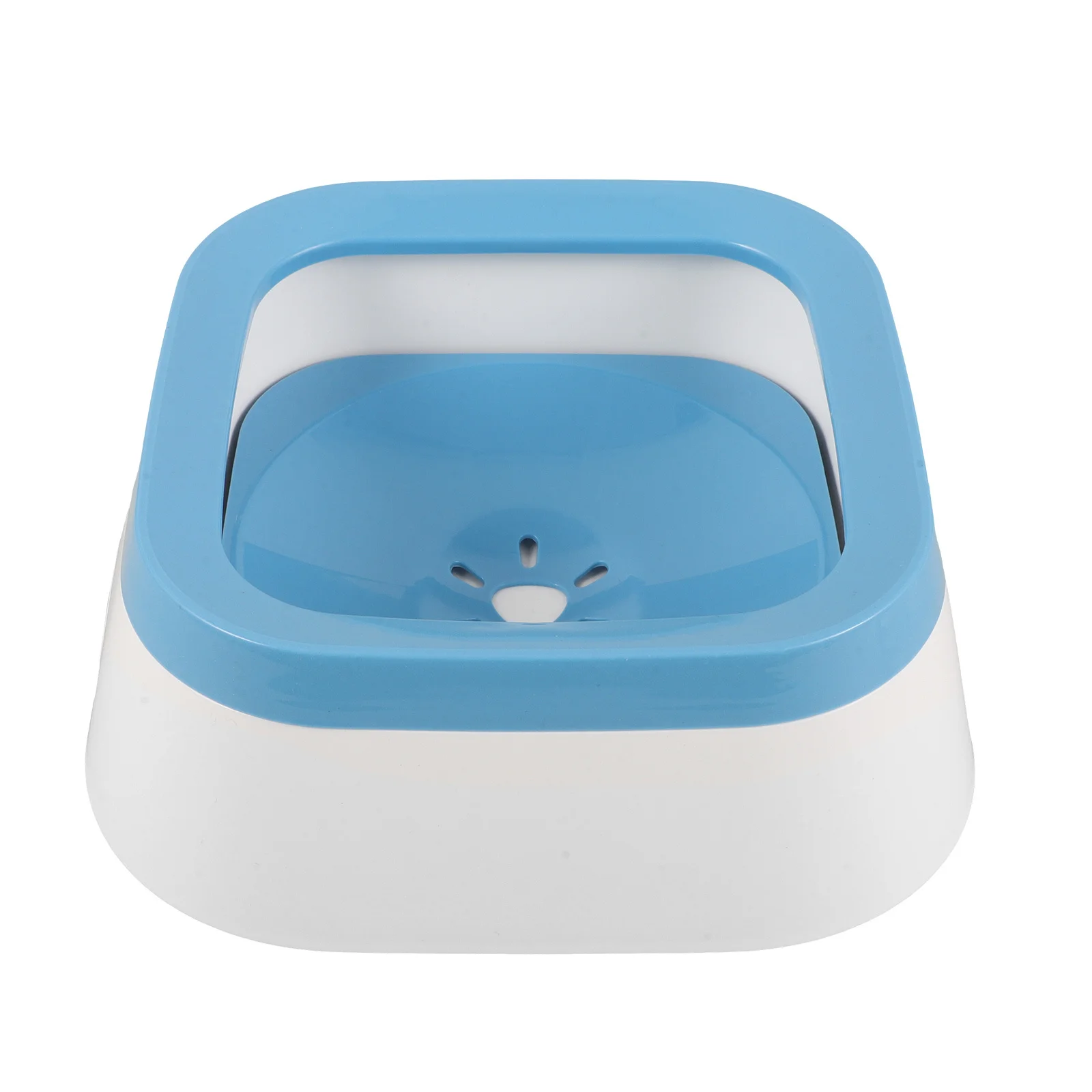 Cuenco de plástico rojo para mascotas, soporte de comida para perros y gatos, dispensador de alimentos antideslizante duradero, estación de alimentación interior fácil de limpiar, uso en el coche