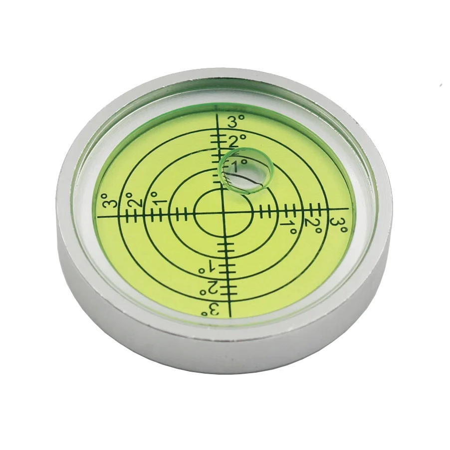 Ultra Thin 7.5mm Internal Lines Wear-resistant Universal Circular Spirit Level Bubble Bead Level Measuring Element 1PCS