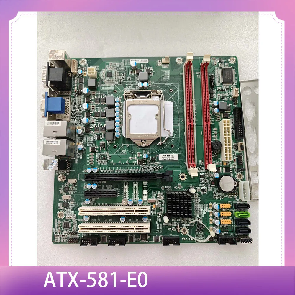 

ATX-581-E0 industrial controlboard dual network port motherboard