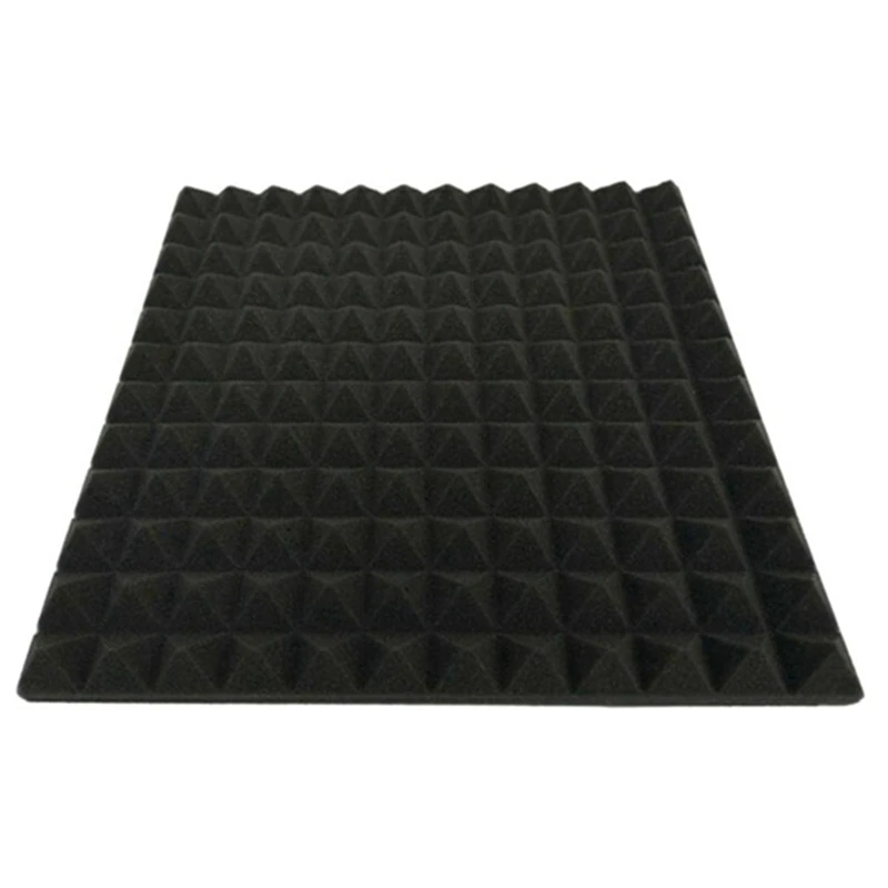 30 Pcs Acoustic Panels Foam Board Studio Sound-Absorbing Firewall Wedge Tiles Helps Reduce Echo And Unnecessary Noise