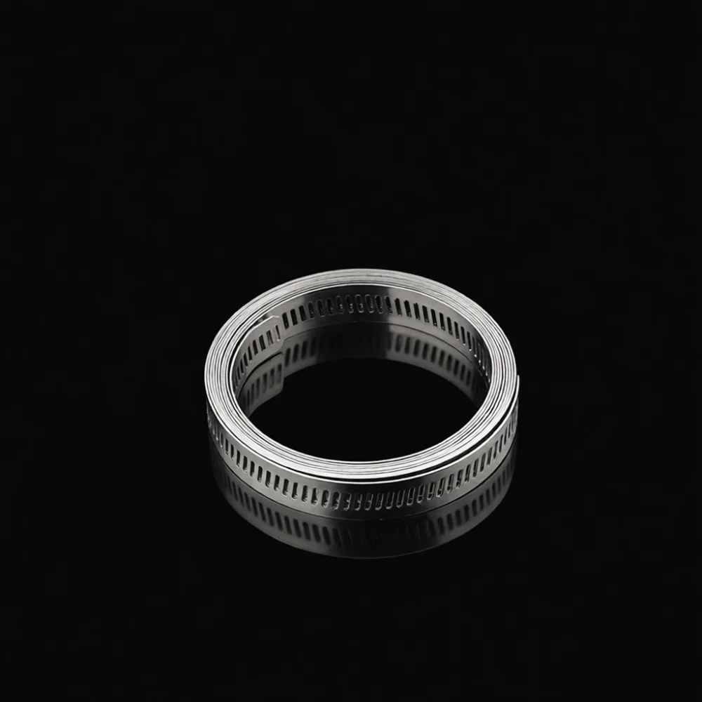 304 Stainless Steel American Type Hose Clamp Adjustable Worm Gear Strap For Woodwind Instrument Clarinet Ligature Binding