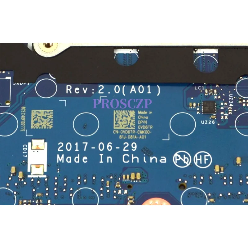 

For DELL Latitude E5480 5480 Notebook Mainboard CN-0YYRGW 0XDPDM NEW LA-E082P With CPU I7-6600U GPU 930MX 2G Laptop Motherboard