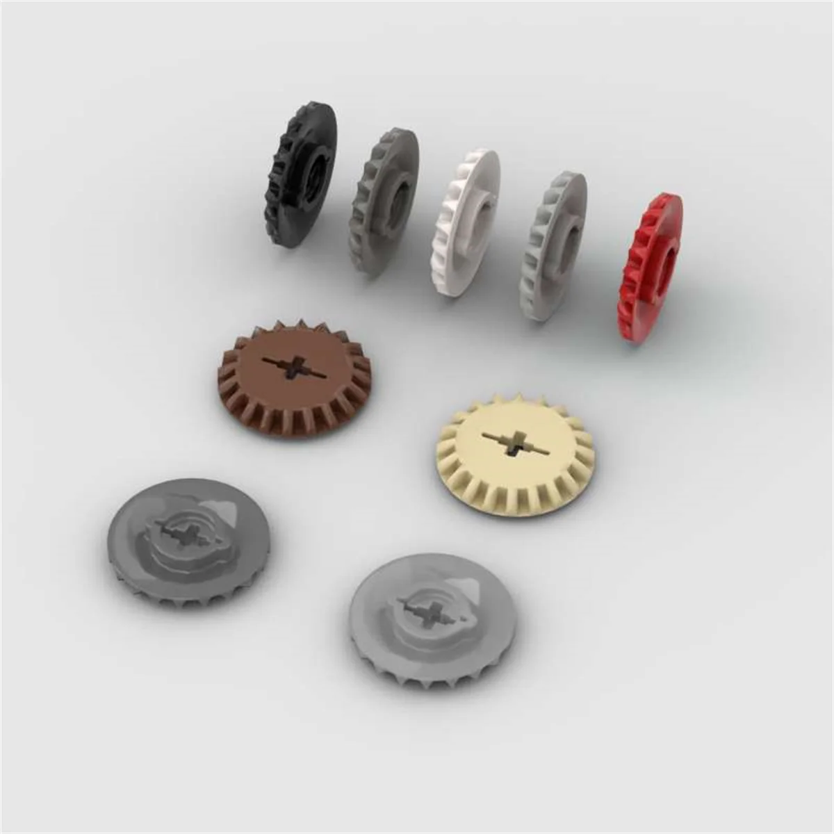 10PCS  32198 Gear 20 Tooth Bevel Bricks Collections Bulk Modular GBC Toys For Technical MOC Set Single Sale Buildings Blocks