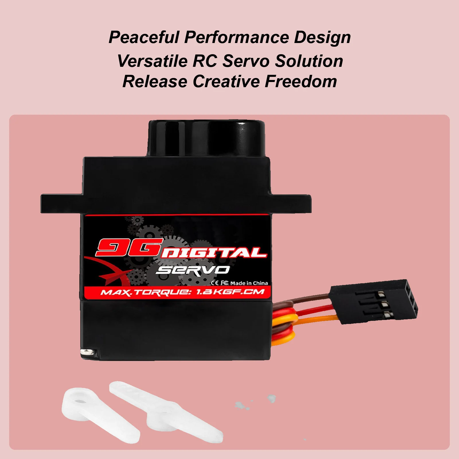 Digital Servo For RC Car RC Toy Digital Servo Motor 1.4Kg Control Angle 180 Degree Low Noise Robotics Accessory For Beginners