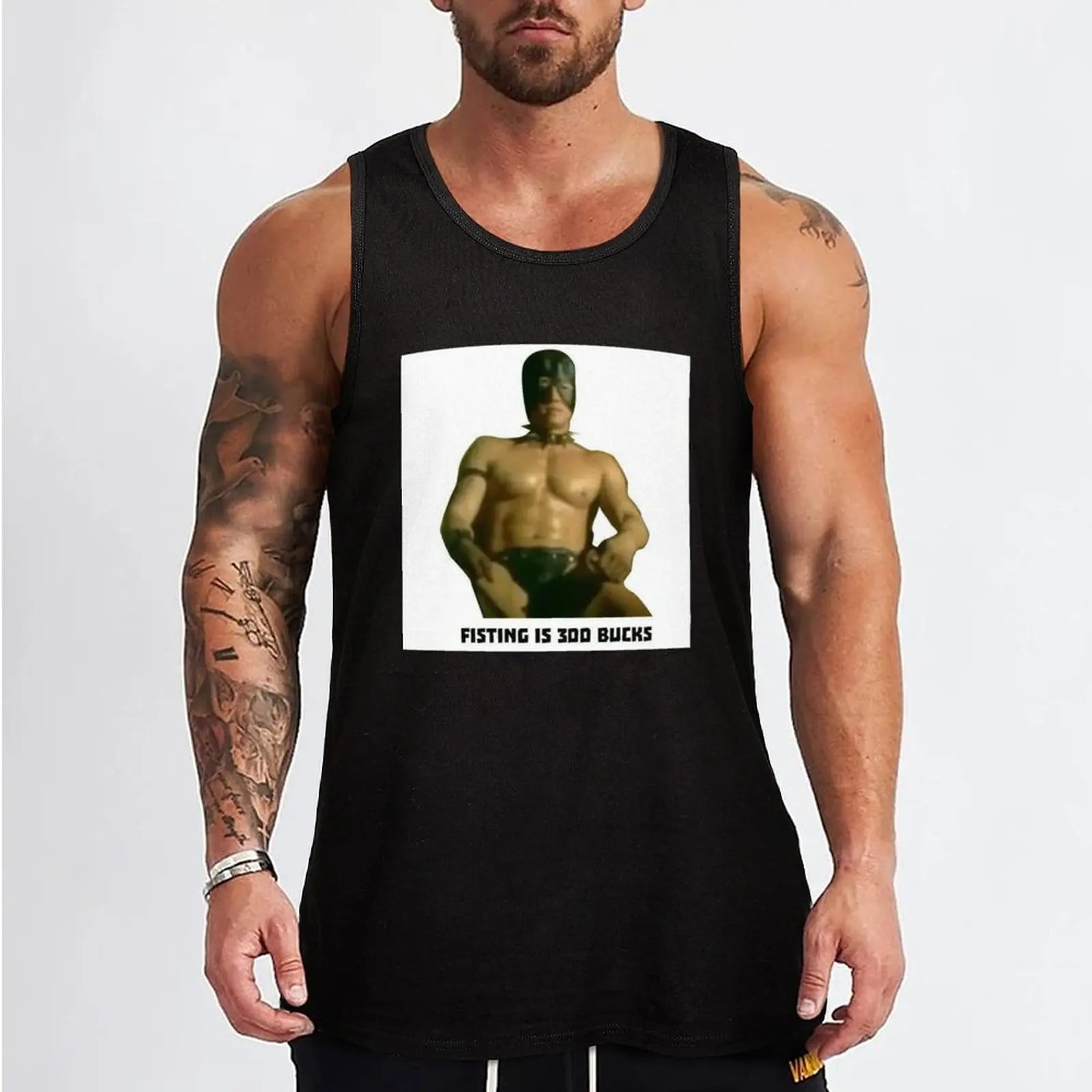 Dungeon Master 300 bucks Tank Top T-shirt for fitness bodybuilding men Men's tops