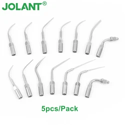 JOLANT 5pcs/Pack Dental Ultrasonic Scaler Scaling Tips Periodontics Endodontics Scaler Tips Fit For EMS Woodpecker SATELEC DTE