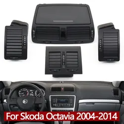 Car Dashboard Front Rear Air Conditioning Air Vent AC Vent Grille Assembly For Skoda Octavia 2004-2014 1ZD819701 1Z0819203