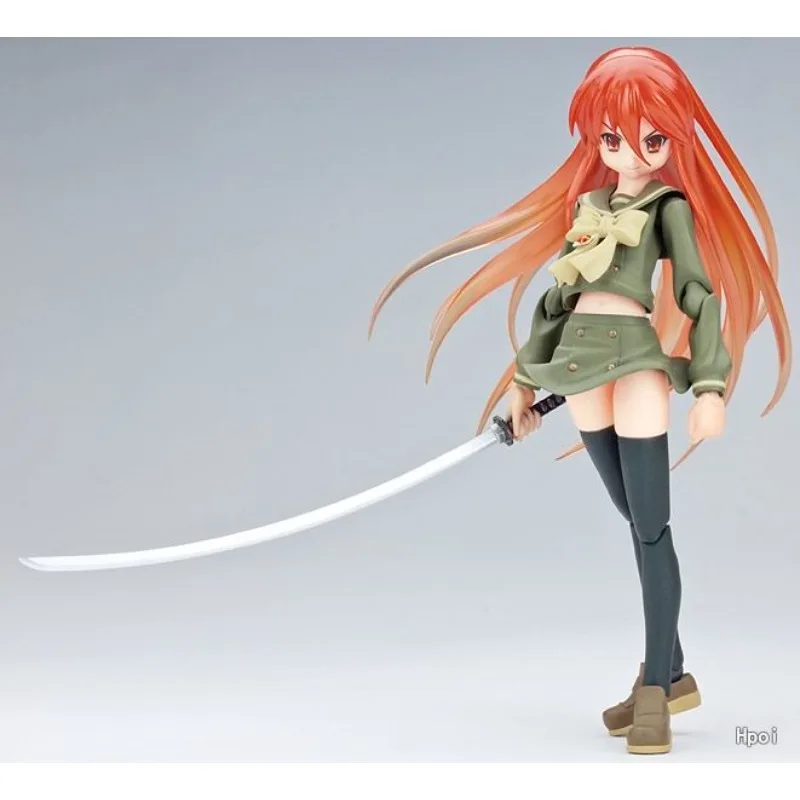 Max Factory Oryginalna Figurka Figma Gotowa do Montażu z Ruchomymi Stawami Shakugan No Shana Anime Figurka Akcji Model Zabawka Kolekcjonerska Prezent dla Chłopców