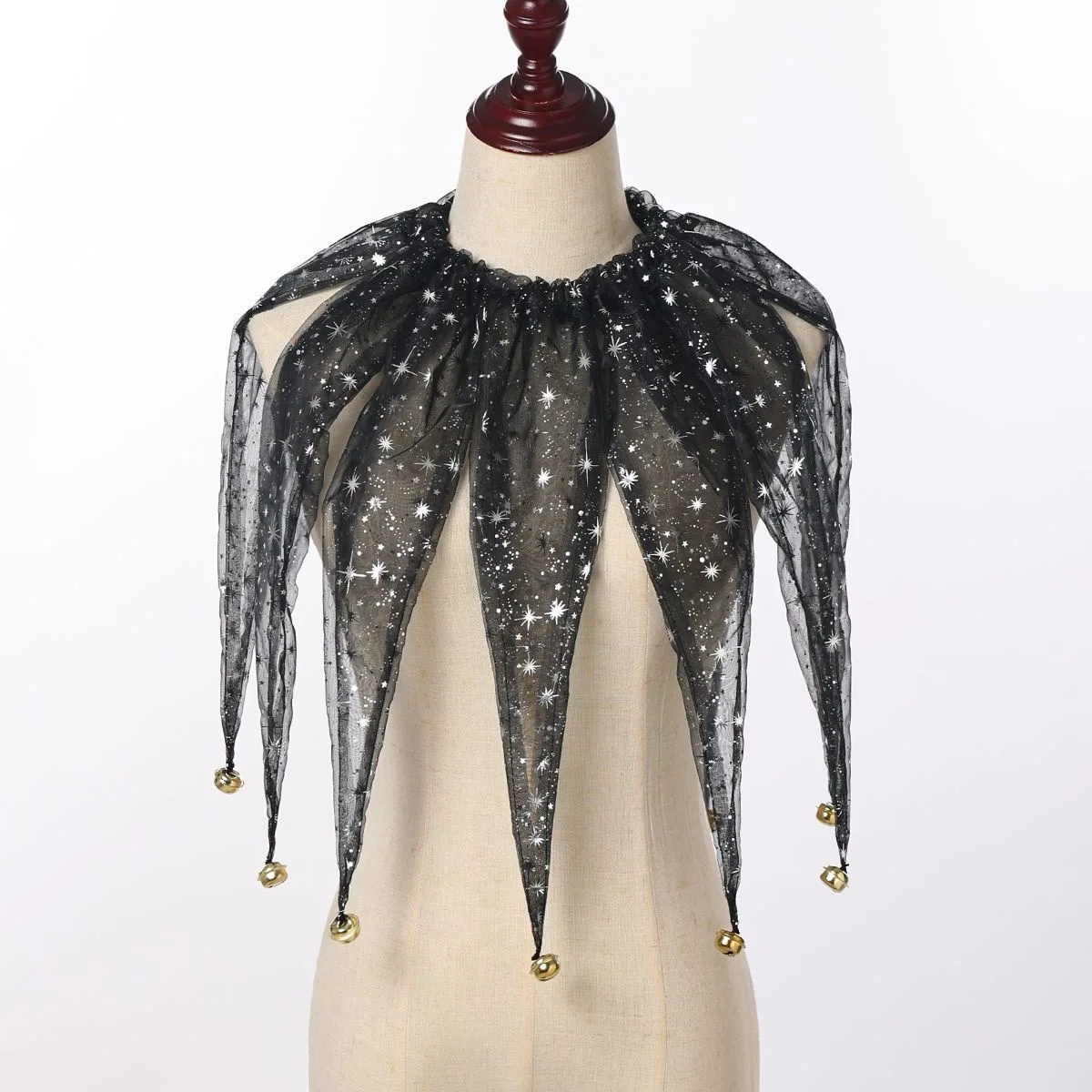 New Halloween cos clown collar performance costume masquerade clown magic performance accessories