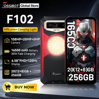 FOSSiBOT F102 Rugged Smartphone,6.58'' FHD+ 120Hz Screen,108MP Camera,20GB 256GB,16500mAh Battery, Cellphone,Mobile Phone