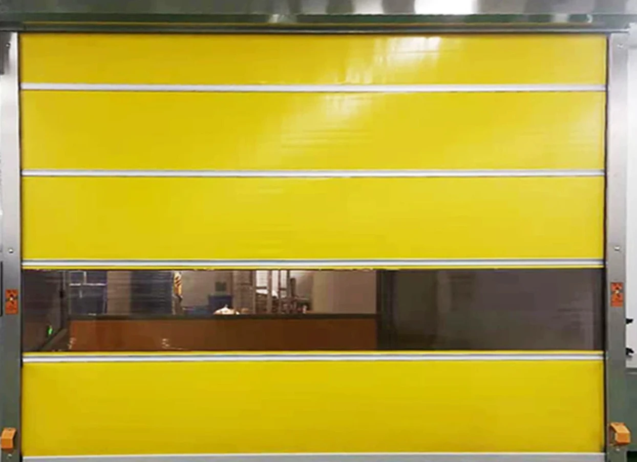 PVC Auto Induction Lifting Fast Rolling Shutter, Industrial Electric Gate for Dust-Free Workshop Garage Arc Welding Room
