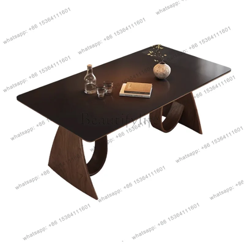 

Desk Retro Dining Tables Restaurant Work Homestay Leisure Dining Tables Minimalism Wooden Furniture Tafel