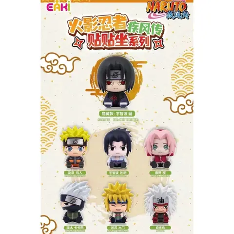 In Stock Original EAKI Naruto Shippuden Stick Stick Series Naruto Trendy Toys Blind Box Birthday Gift Decorations