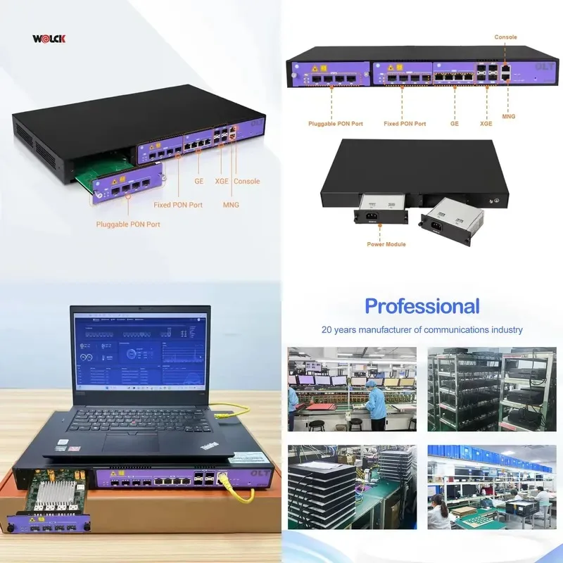 Hot Sale Pluggable C-data OLT 4/8 Port OLT 4 8 Puertos Fiber Optic Equipment 4/8 Portas Gepon EPON OLT