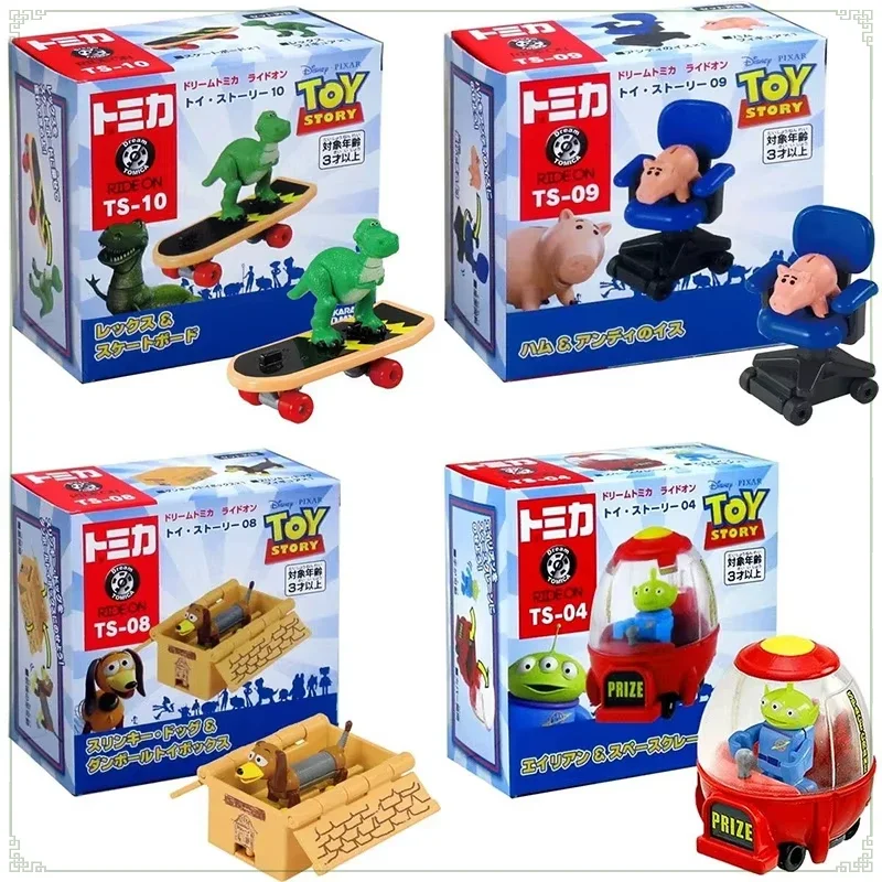 Tomica Dream Ride on Toy Story Кукла Модель автомобиля Кукла Базз Лайтер Вуди Космический корабль Модель автомобиля из сплава Игрушки Оригинальный Disney Pixar