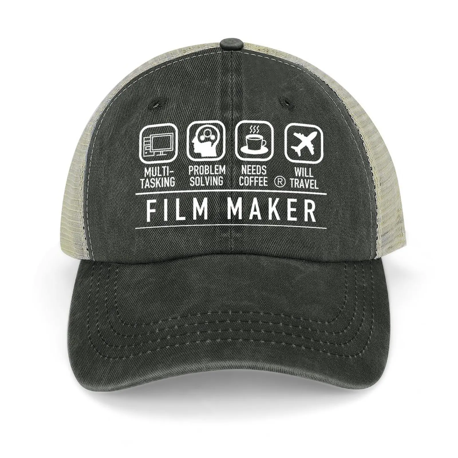 

Film Maker Shirt - Inspirational Filmmaker Symbols Baseball Cap Golf Hat Man Streetwear Brand Man cap Women's Hats Men's